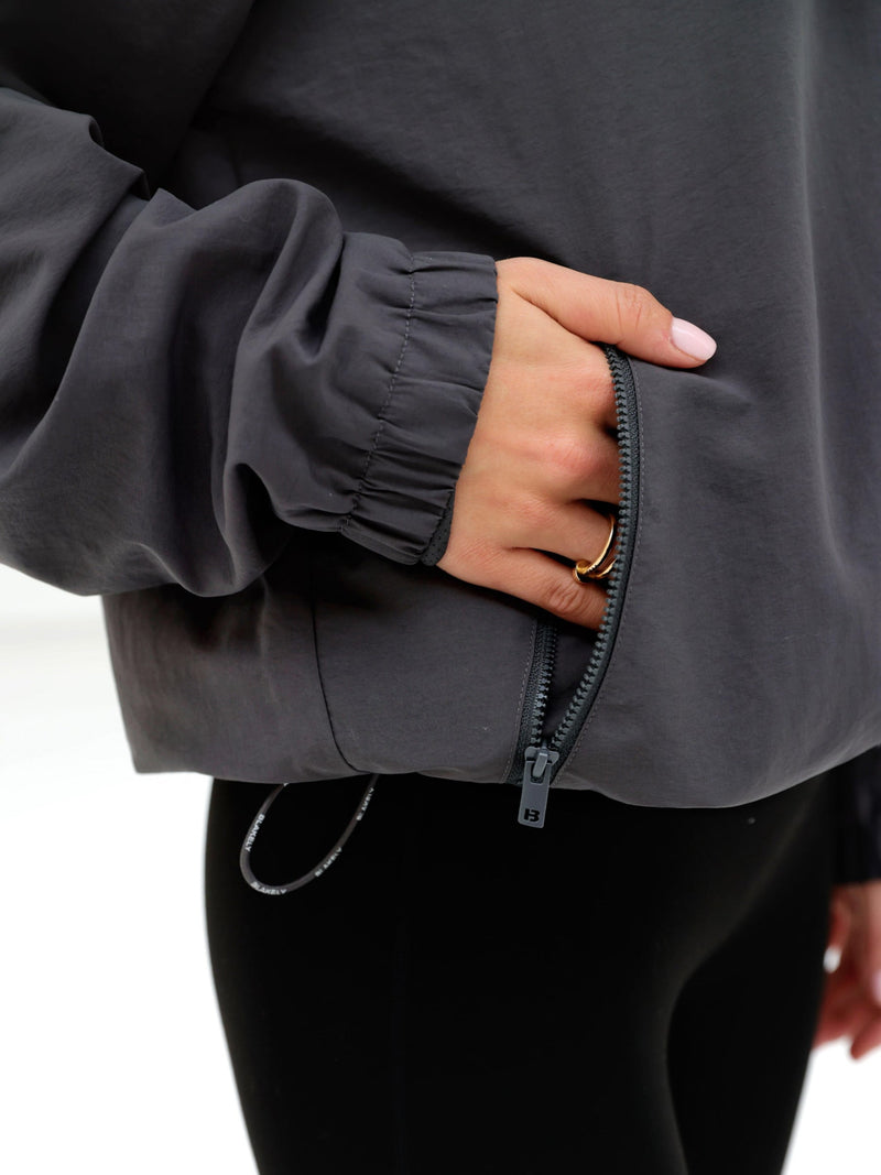 Apex Tech 1/4 Zip Sweater - Charcoal