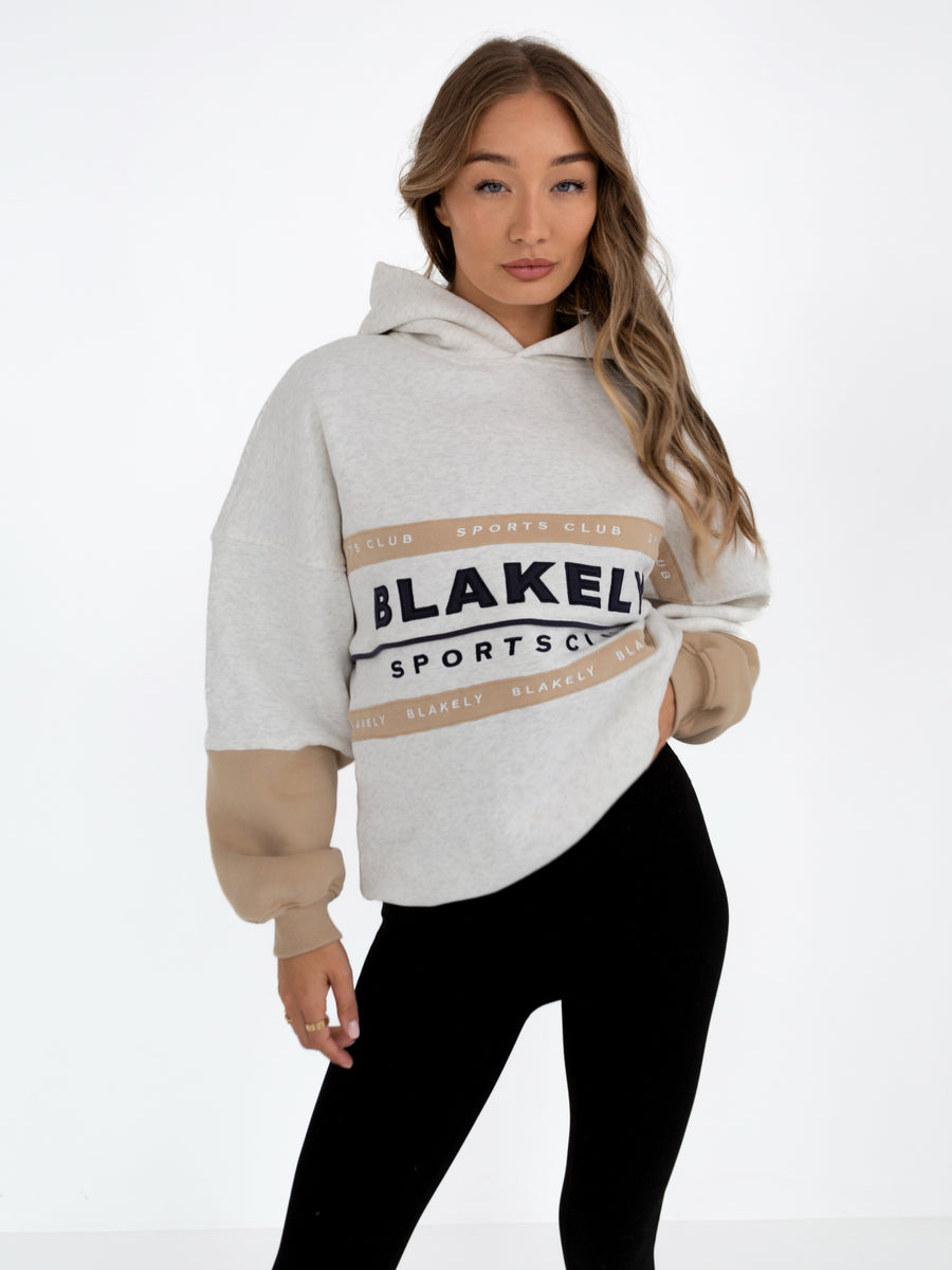 Alpine Sports Oversized Hoodie - Marl White