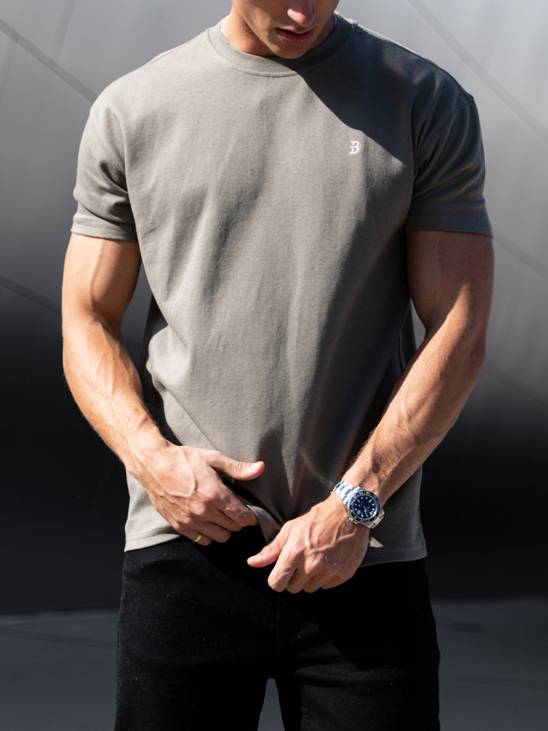 Conrad Relaxed Anchor T-Shirt - Safari Green