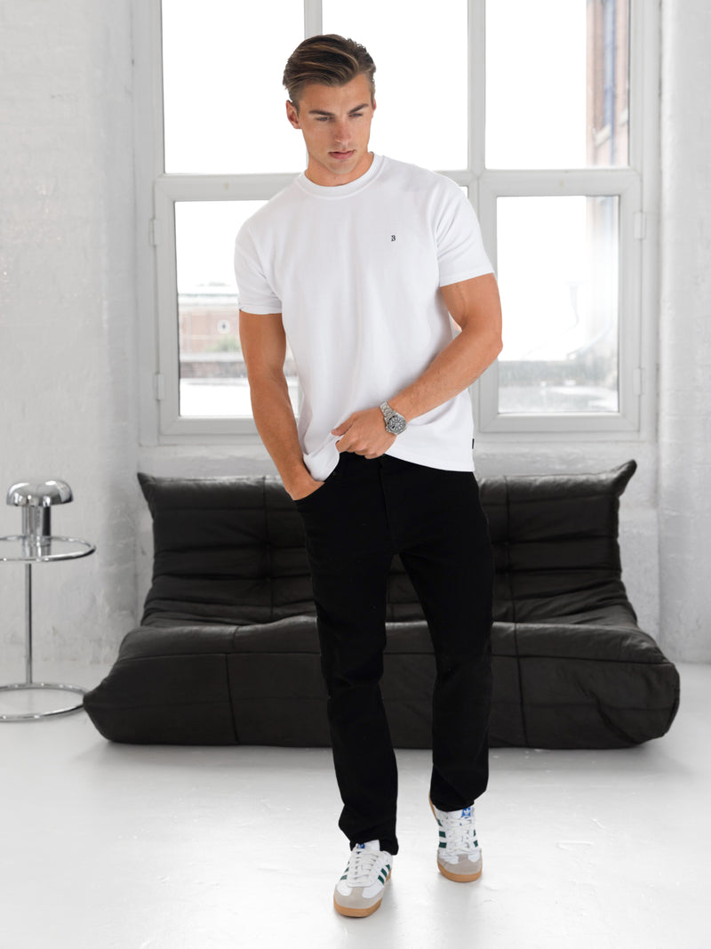 Conrad Relaxed Anchor T-Shirt - White