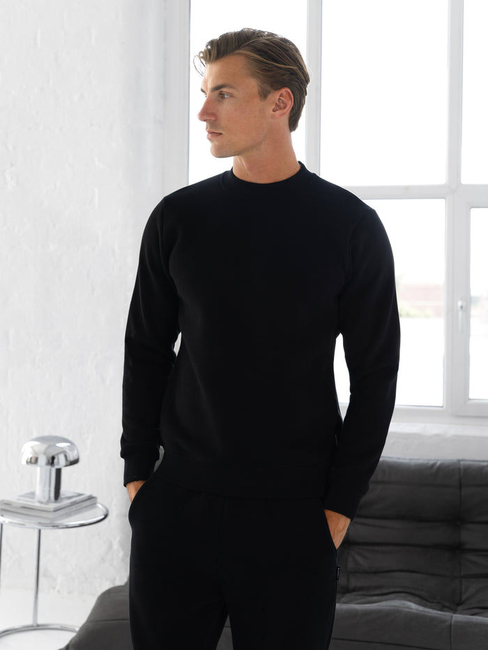 Blakely Basic Regular Fit Sweater - Black