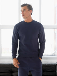 Blakely Basic Regular Fit Sweater - True Navy