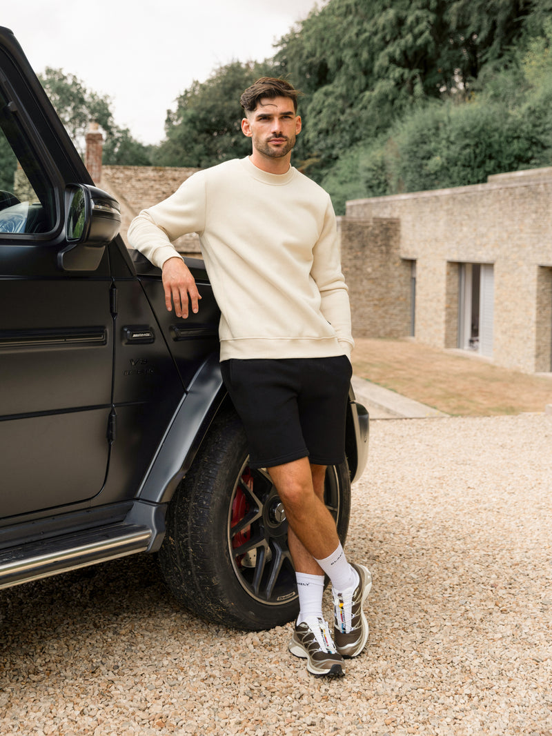 Blakely Basic Regular Fit Sweater - Bone