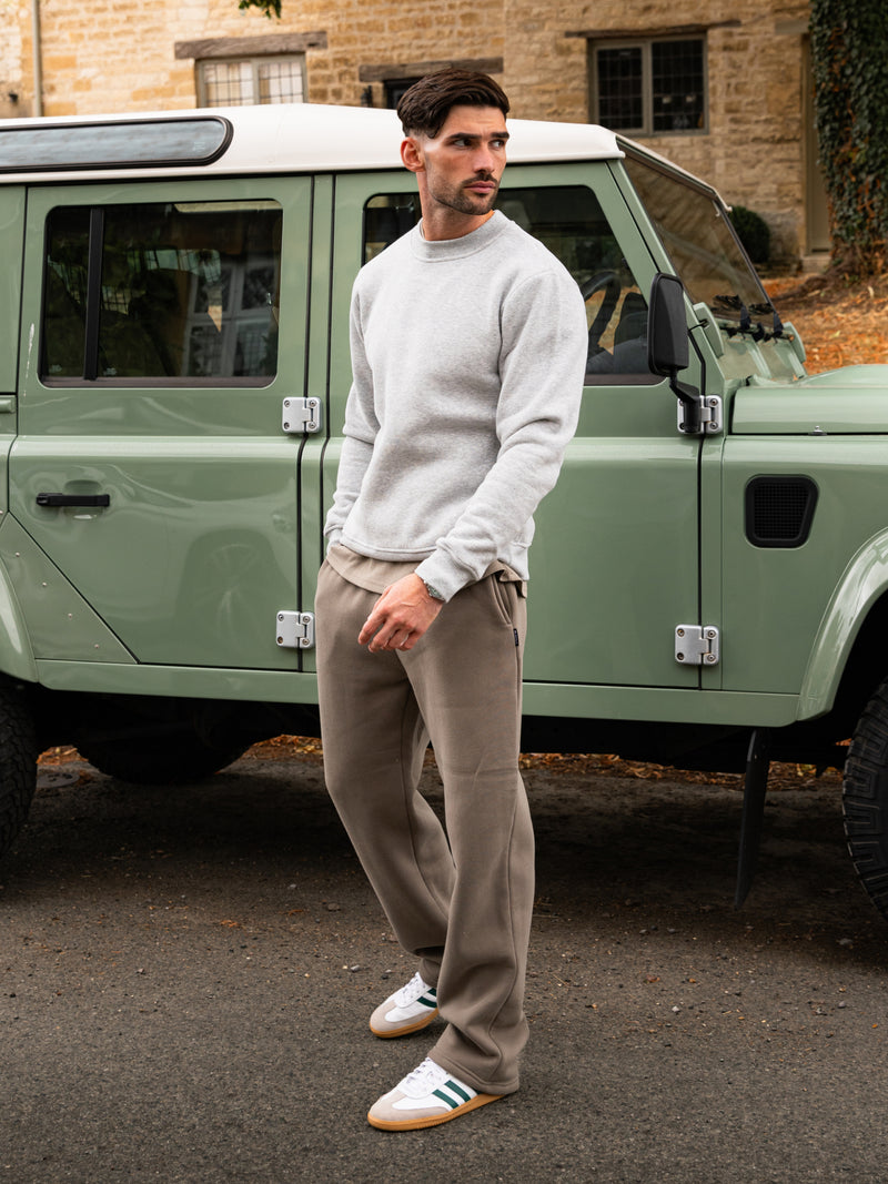 Blakely Basic Regular Fit Sweater - Marl Grey