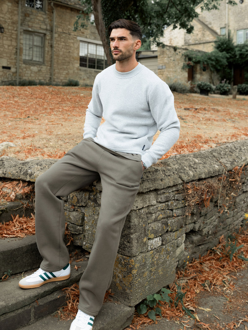 Blakely Basic Regular Fit Sweater - Marl Grey