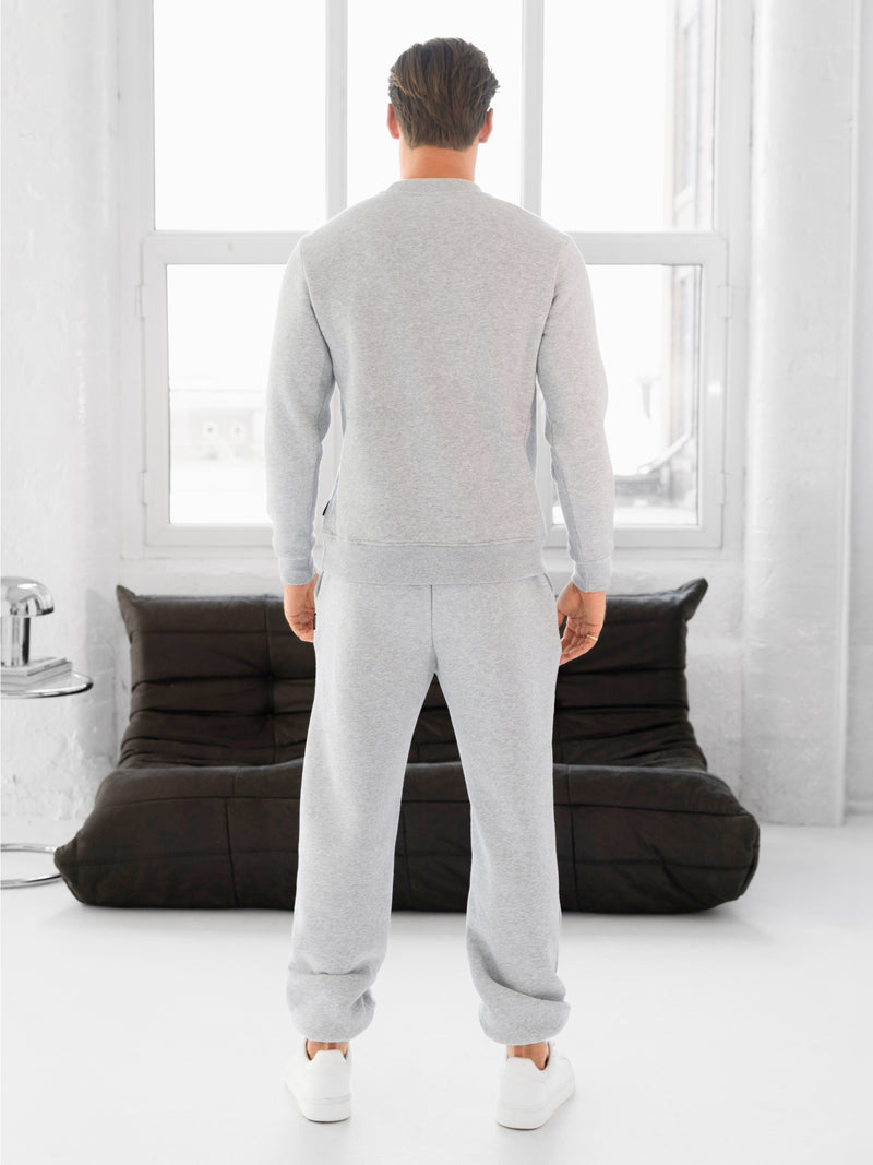 Blakely Basic Regular Fit Sweater - Marl Grey