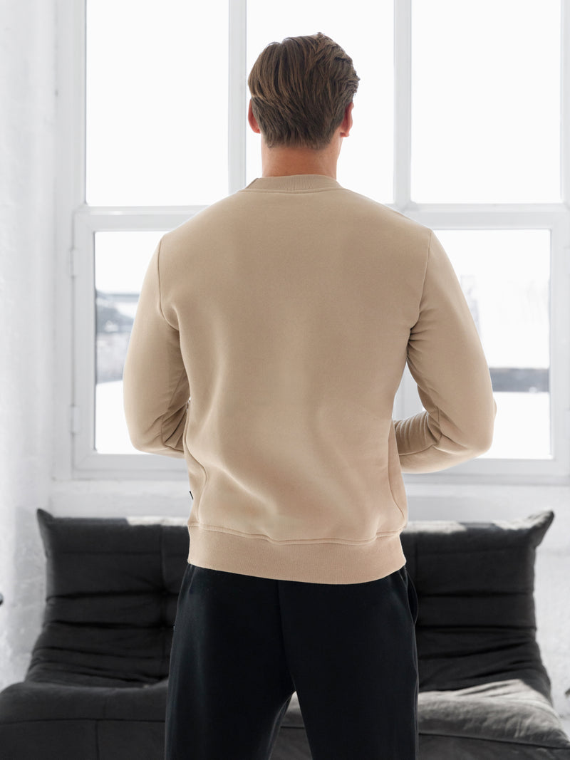 Blakely Basic Regular Fit Sweater - Light Tan