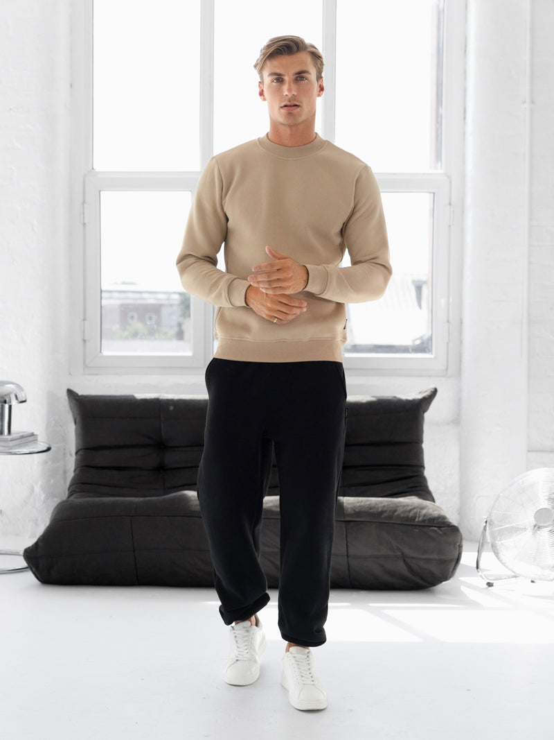 Blakely Basic Regular Fit Sweater - Light Tan