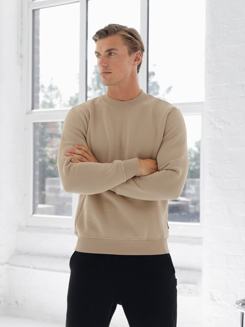 Blakely Basic Regular Fit Sweater - Light Tan