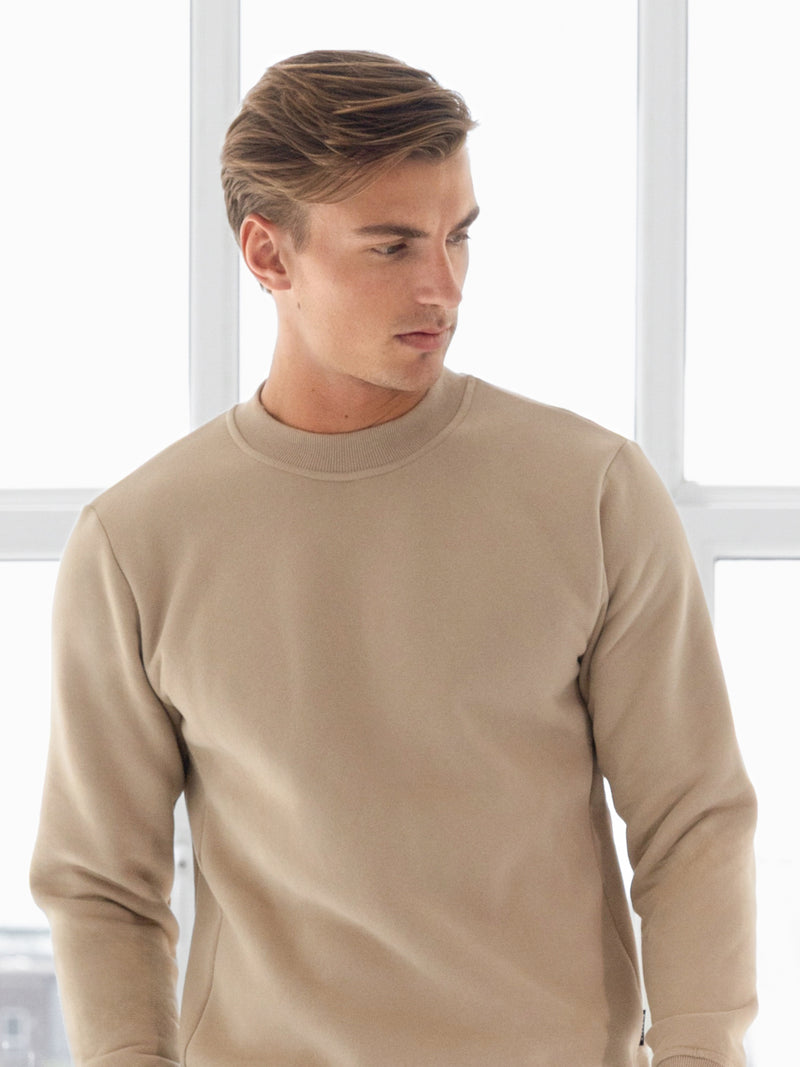 Blakely Basic Regular Fit Sweater - Light Tan