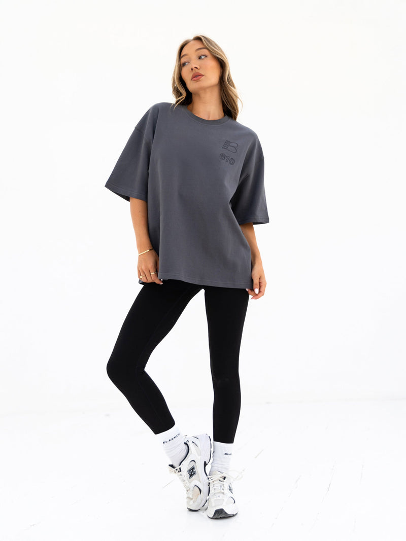 Apex City Ultra Oversized T-Shirt - Charcoal