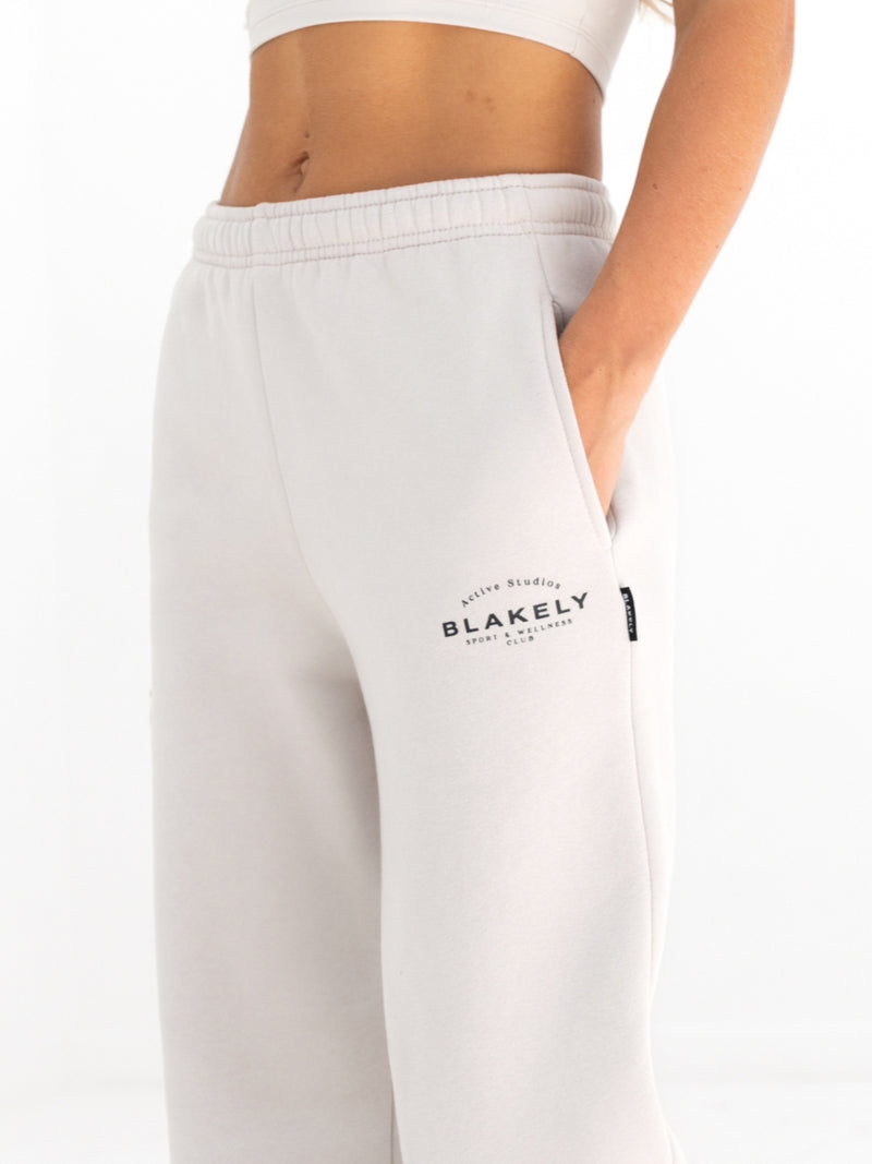 Active Studios Wide Leg Sweatpants - Ivory