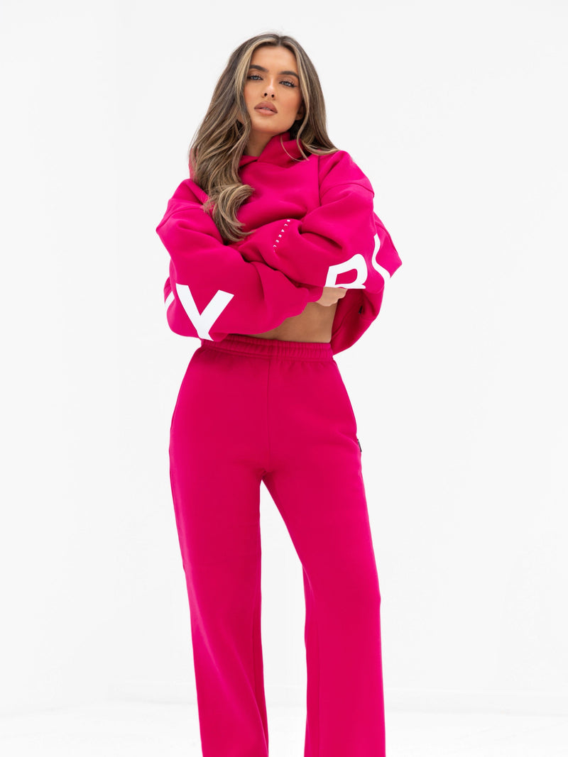 Isabel Oversized Hoodie - Fuchsia