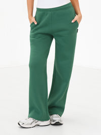Isabel Wide Leg Sweatpants - Jade Green