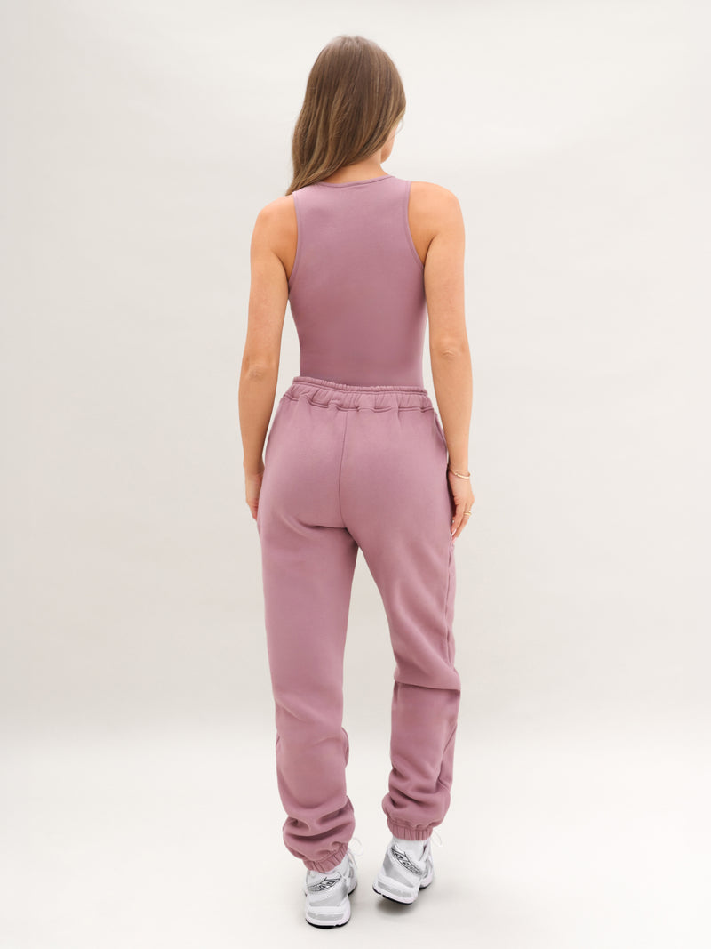 Isabel Cuffed Sweatpants - Dusty Pink