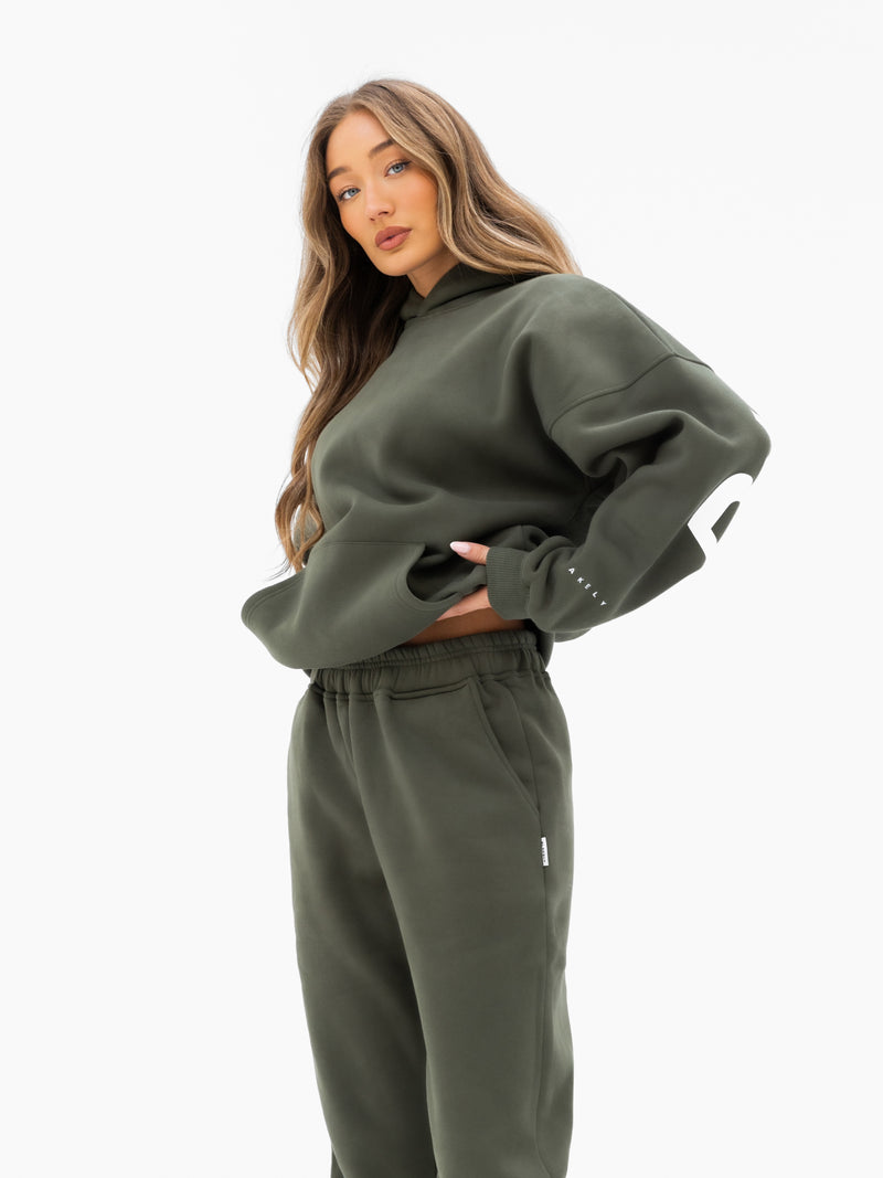 Isabel Sweatpants - Khaki Green