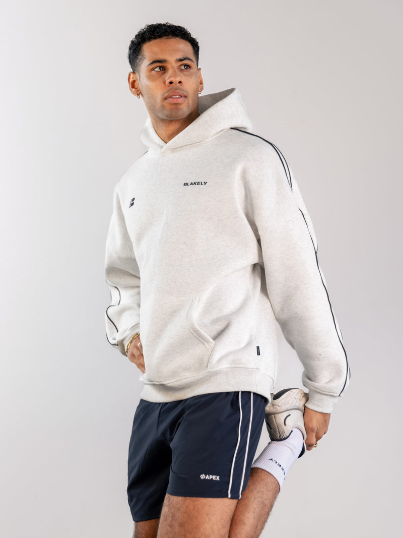 Apex Pro Relaxed Hoodie - Marl White