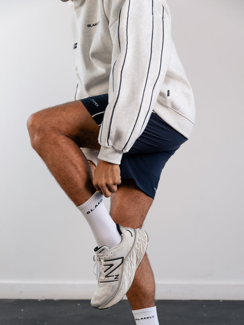 Apex Pro Relaxed Hoodie - Marl White