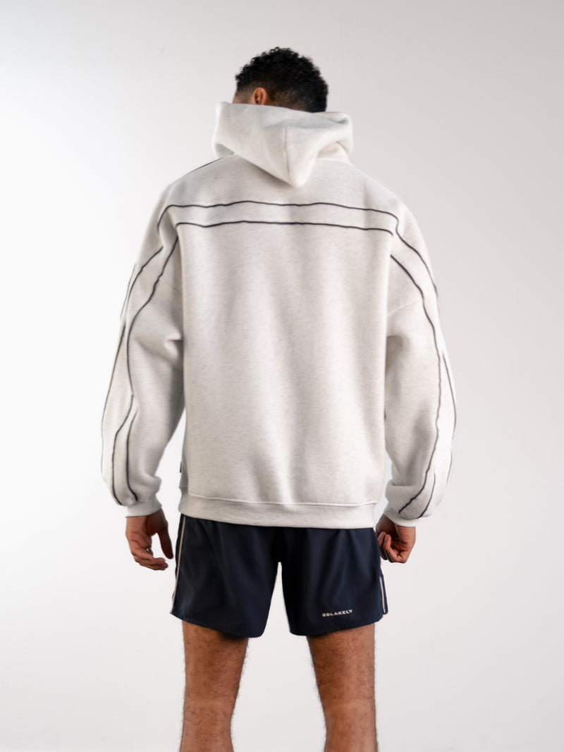 Apex Pro Relaxed Hoodie - Marl White