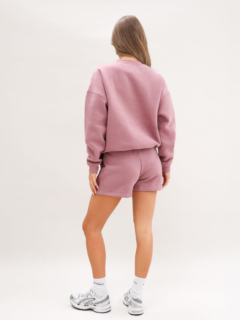 Blakely Basic Oversized Sweater - Dusty Pink