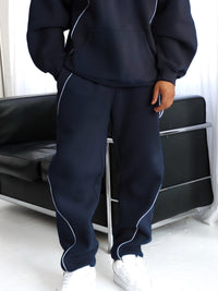 Seam Relaxed Sweatpants - True Navy