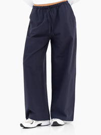 Maya Wide Leg Trousers - True Navy
