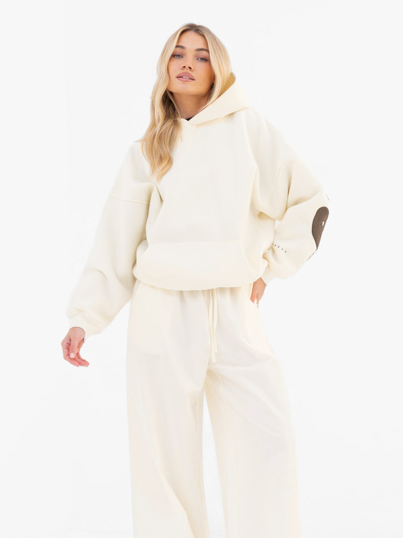 Maya Wide Leg Trousers - Buttermilk