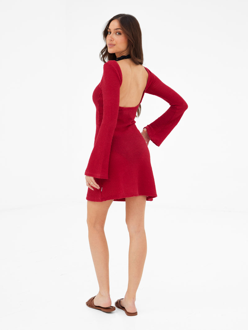 Buy Blakely Womens Red Crochet Mini Dress Buy Blakely Womens Red Crochet Mini Dress