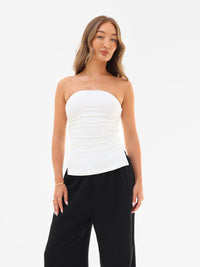 Solea Bandeau Top - White