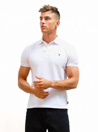 Anchor Polo Shirt - White