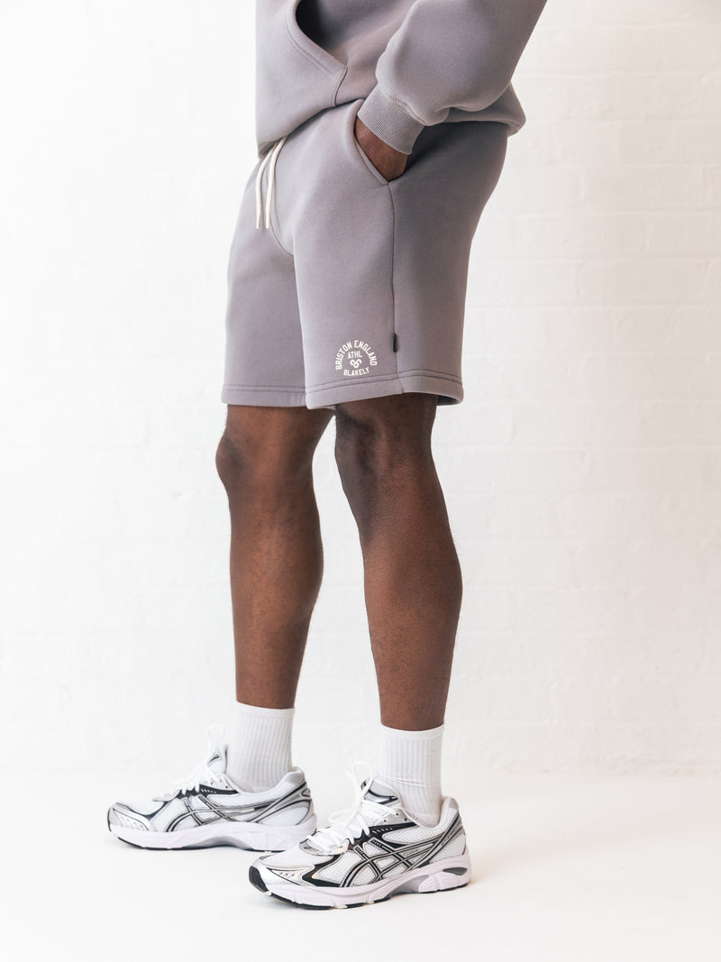 Briston Relaxed Jogger Shorts - Smoky Grey