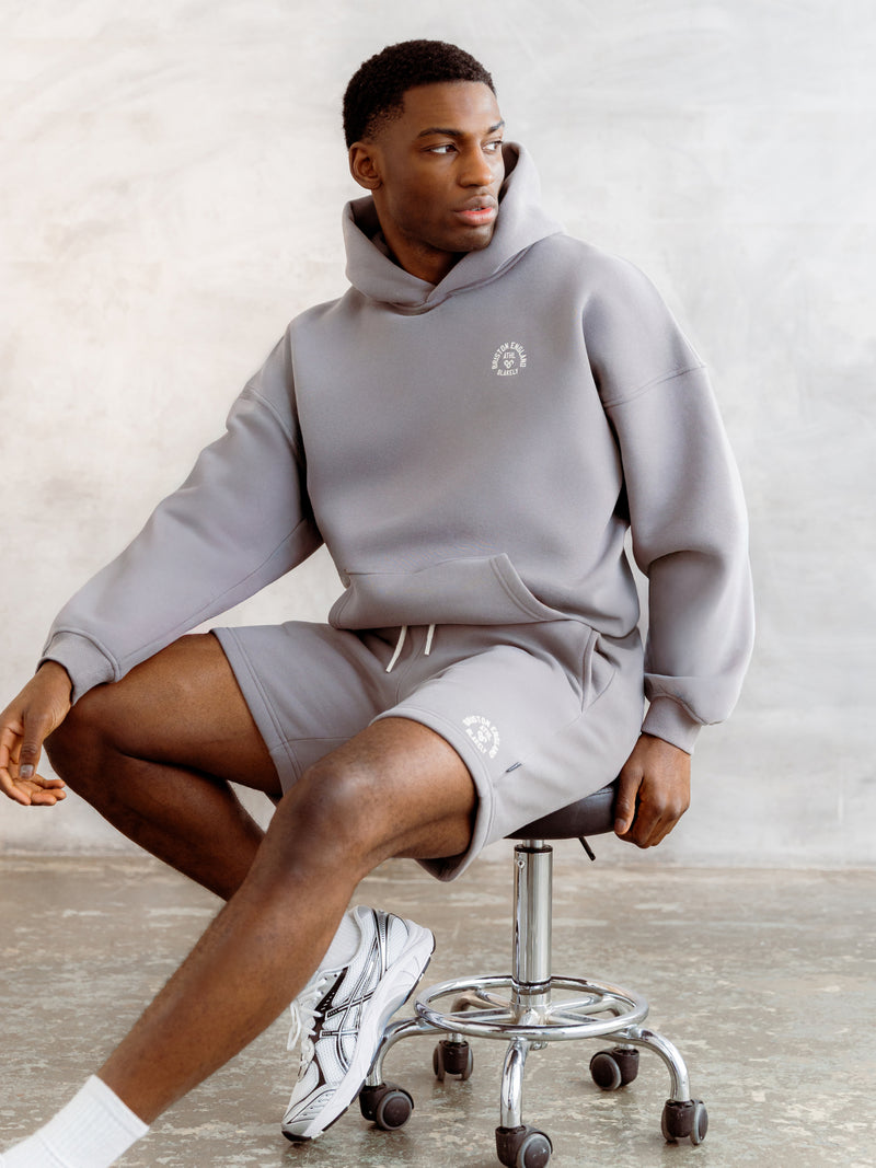 Briston Relaxed Jogger Shorts - Smoky Grey