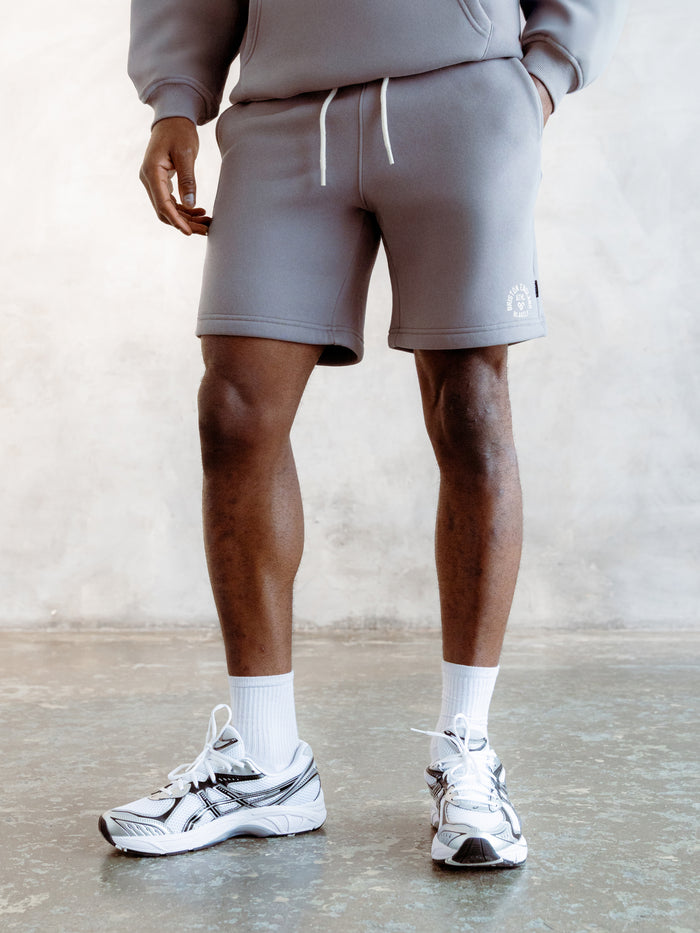 Briston Relaxed Jogger Shorts - Smoky Grey