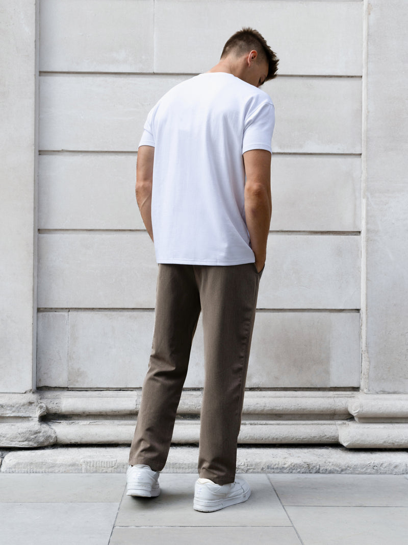 Anston Stretch Chinos - Brown
