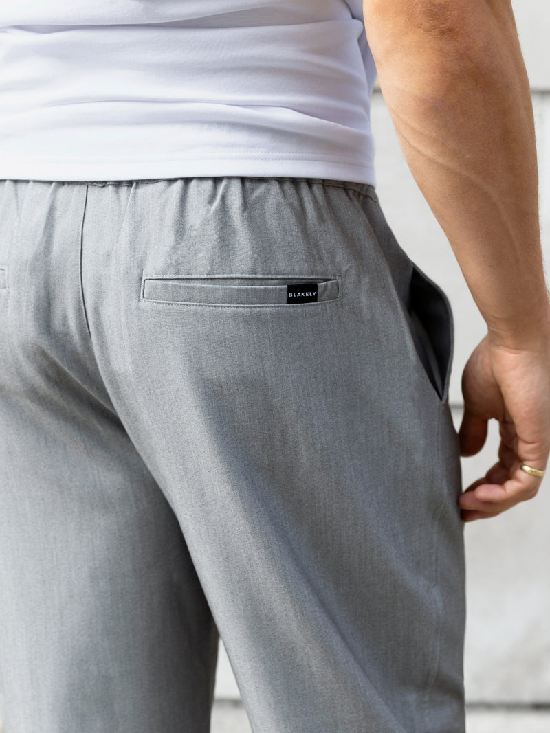 Anston Stretch Chinos - Light Grey