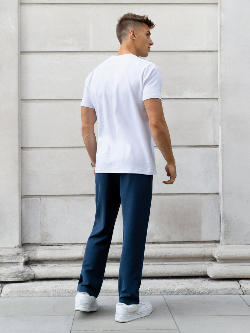 Anston Stretch Chinos - Navy