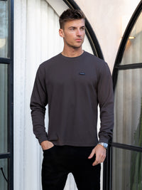 Keston Long Sleeve Top - Charcoal
