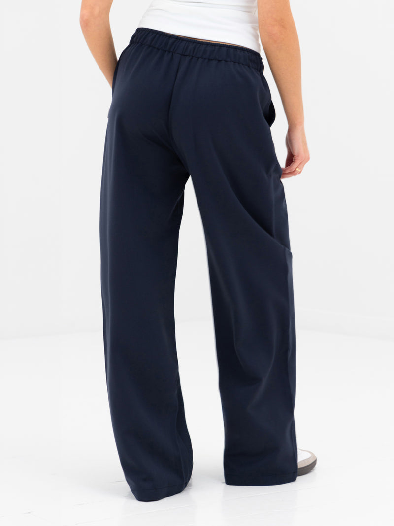 Eden Elasticated Trousers - Soft Navy