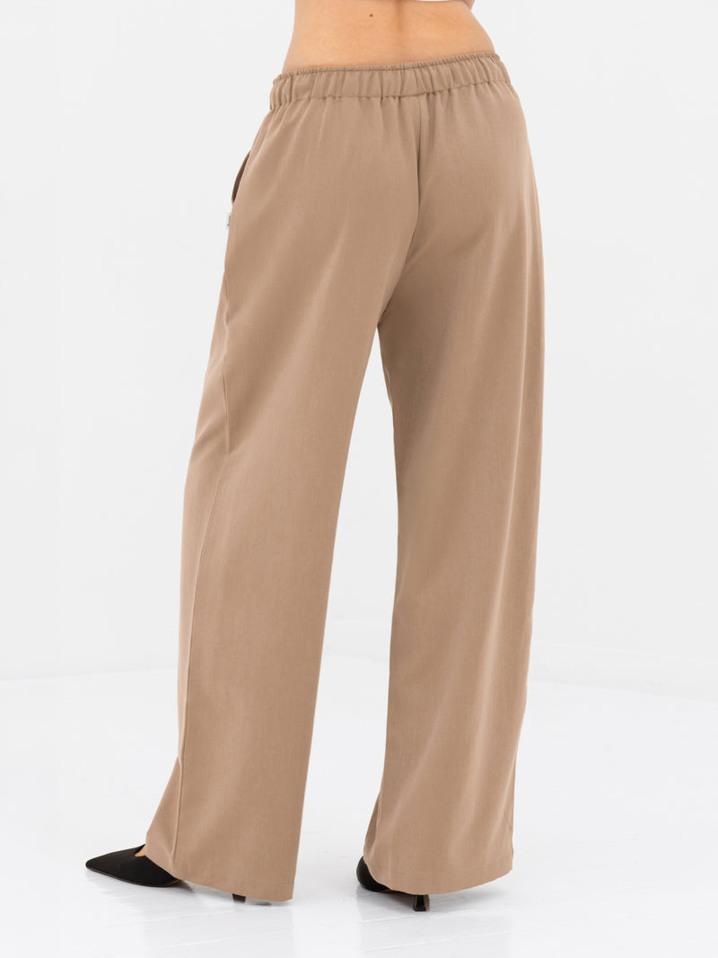 Eden Elasticated Trousers - Tan