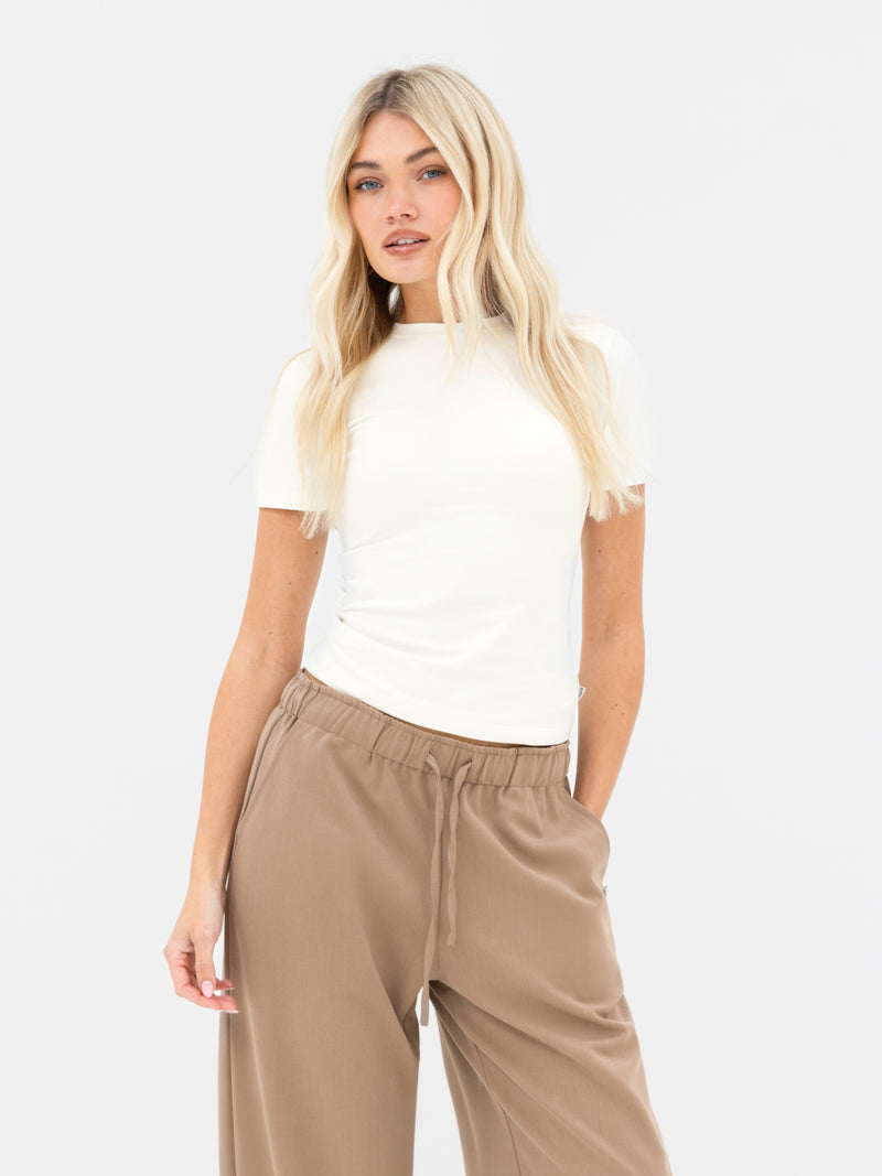Eden Elasticated Trousers - Tan