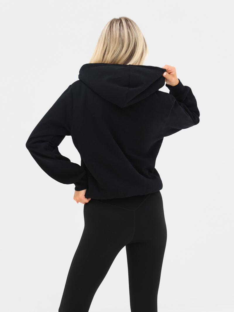 Heritage Full Zip Hoodie - Black