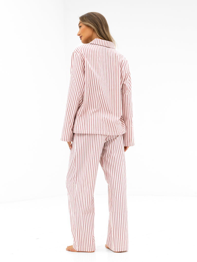 Suki Stripe Trousers - Red Stripe