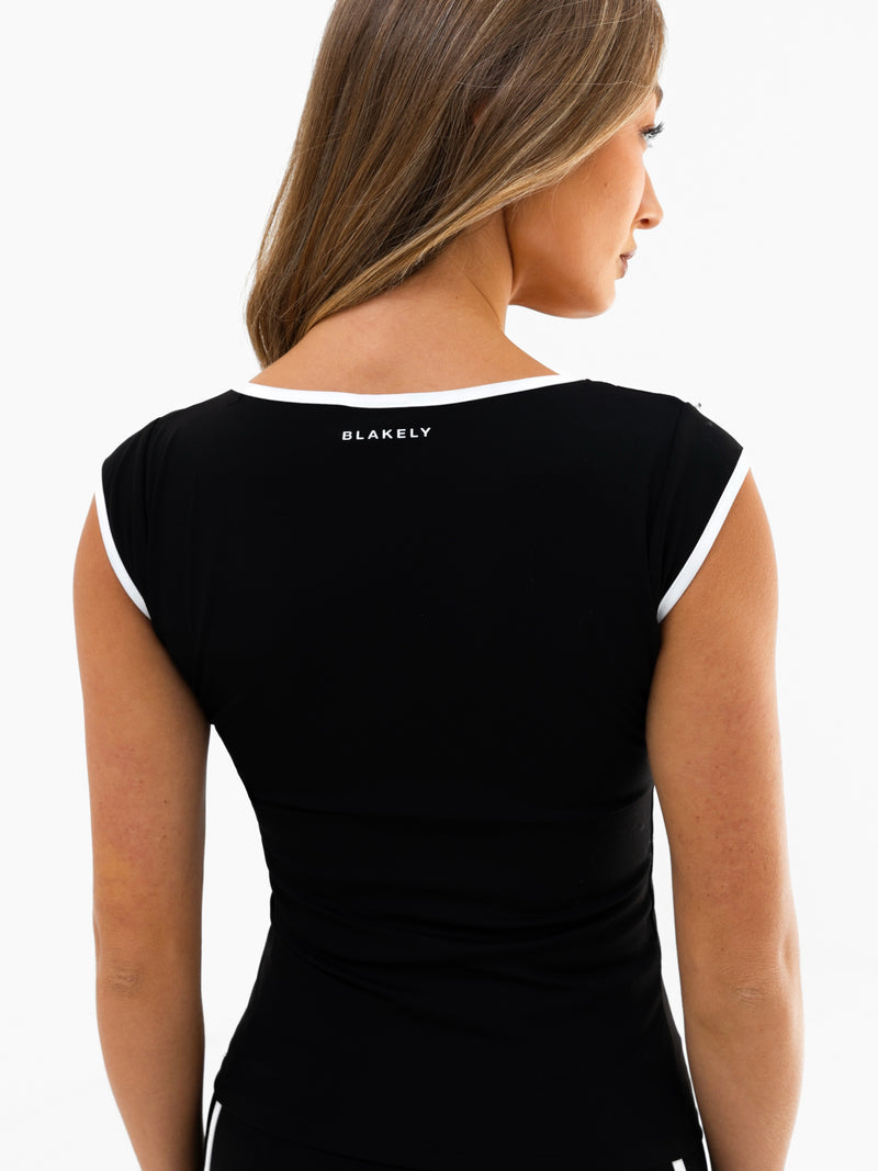 Ines Active Top - Black