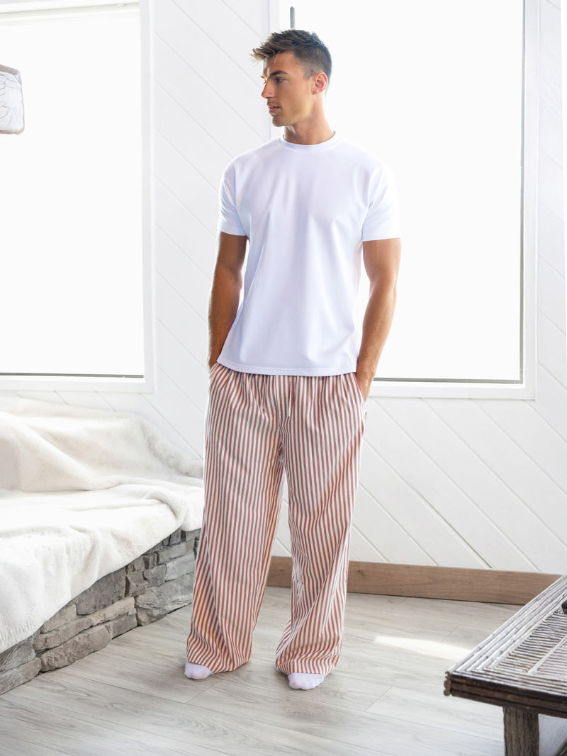 Albie Stripe Trousers - Red Stripe
