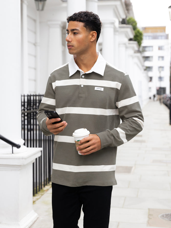 Archie Rugby Shirt - Safari Green