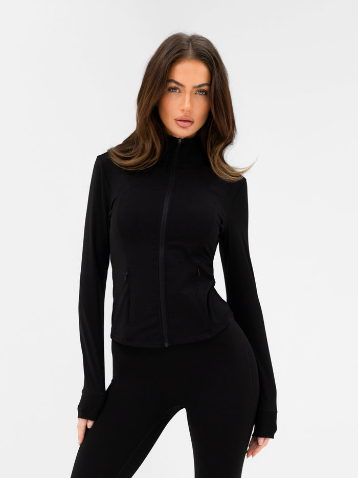 SculptForm Full Zip Jacket - Black