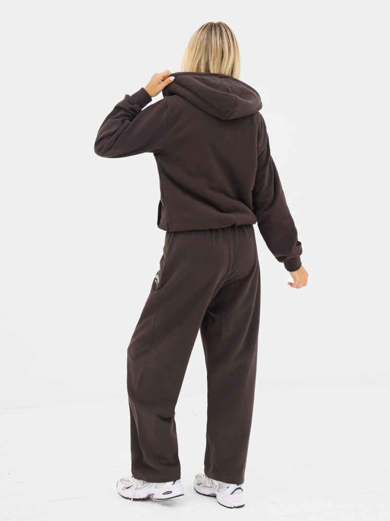 Heritage Oversized Sweatpants - Chocolate Brown