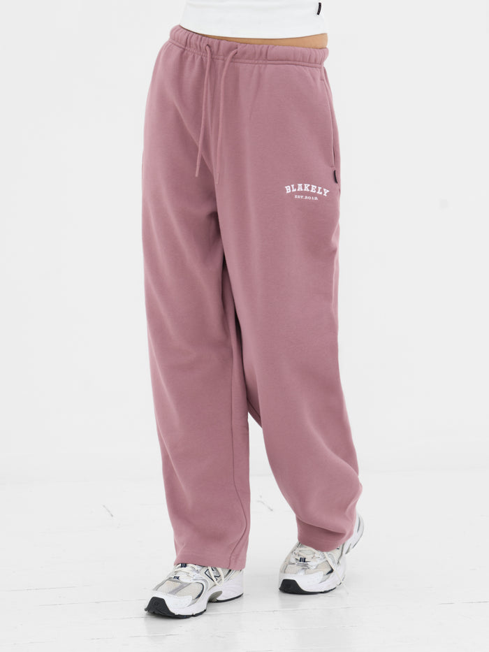 Heritage Oversized Sweatpants - Dusty Pink