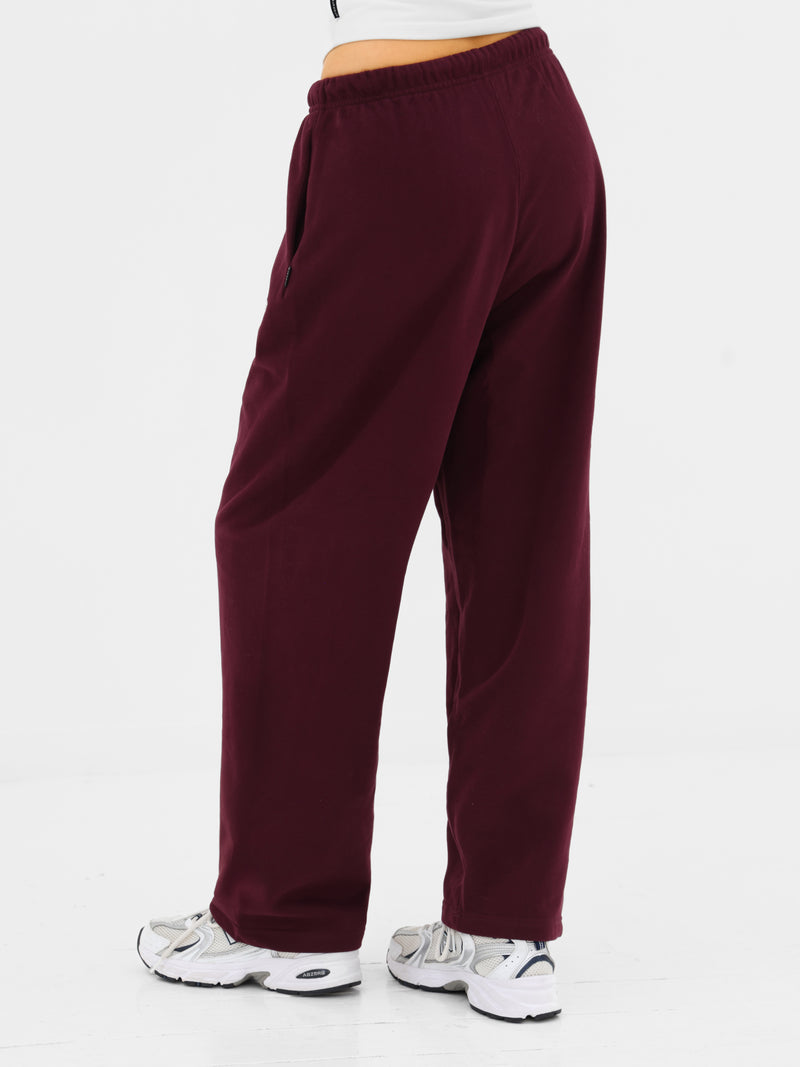 Heritage Oversized Sweatpants - Dark Cherry