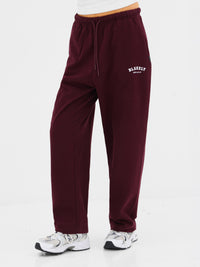 Heritage Oversized Sweatpants - Dark Cherry